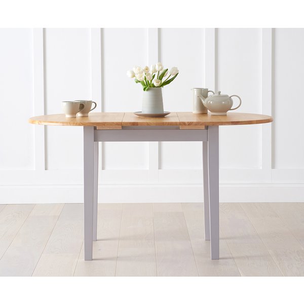 Amalfi Oak and Grey Extending Dining Table