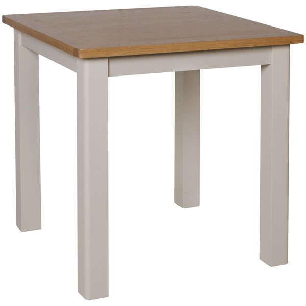 Cole Oak and Truffle Grey Square Dining Table