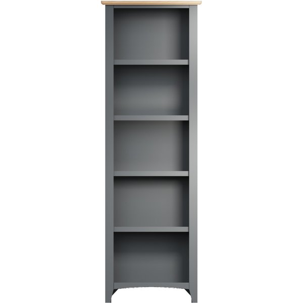 Arlia Oak and Grey Large Bookcase