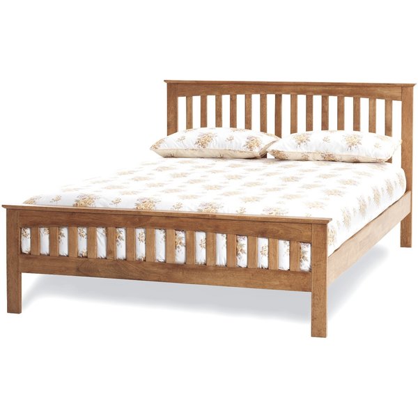 Amelie 180cm Super King Bed in Honey Oak