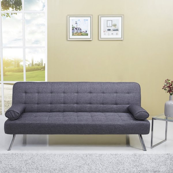 Tobi Fabric Sofa Bed Grey
