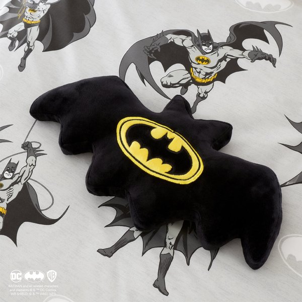 Batman Cushion Black and Yellow