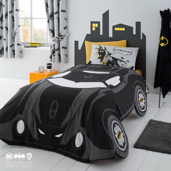 Batman Batmobile Bedspread Black (2)