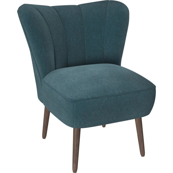 Abby Chenille Occasional Chair Green