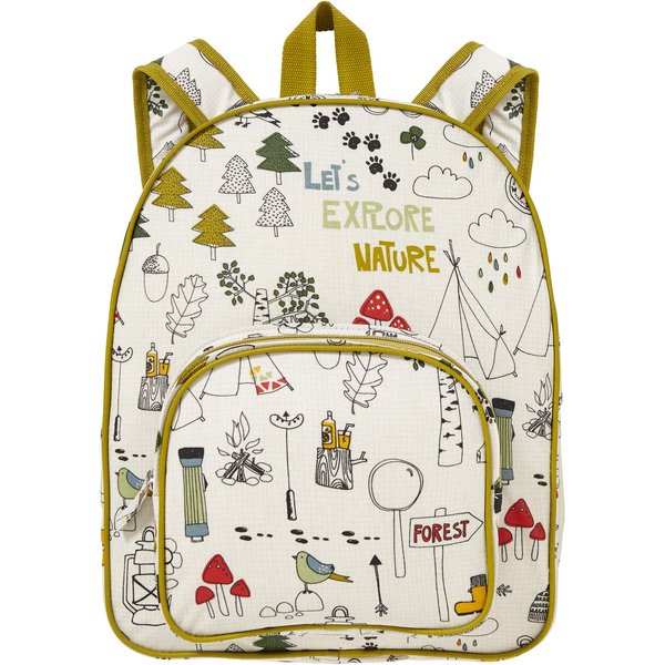 Ulster Weavers Let's Explore Nature Kids Backpack Green, White and Red