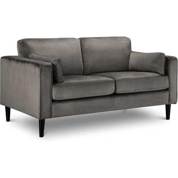Hayward Grey Velvet 2 Seater Fabric Sofa