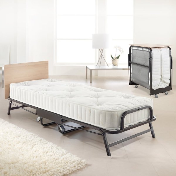 Jay-Be Crown Premier Folding Bed with Deep Sprung Mattress - 2ft6 Small Single
