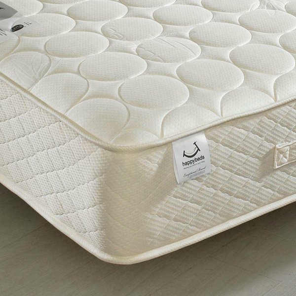 4ft Single Quilted Mattress Bamboo Natural Fillings - Mirage Spring