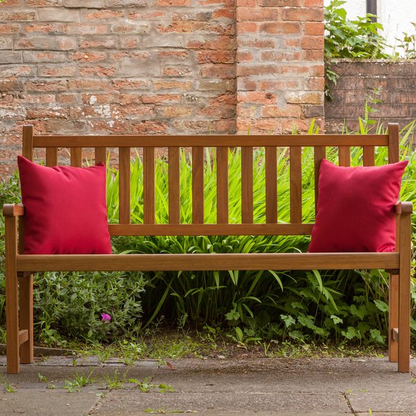 St Andrews 3 Seater Folding Bench Brown