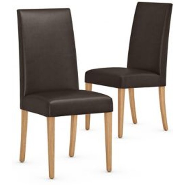 M&S Set of 2 Alton Dining Chairs - 1SIZE - Brown, Brown